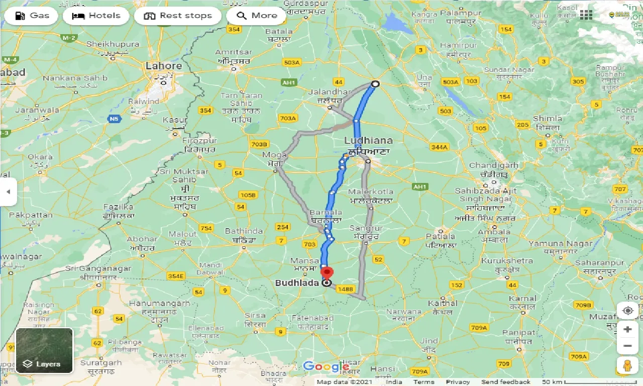 hoshiarpur-to-budhlada-one-way