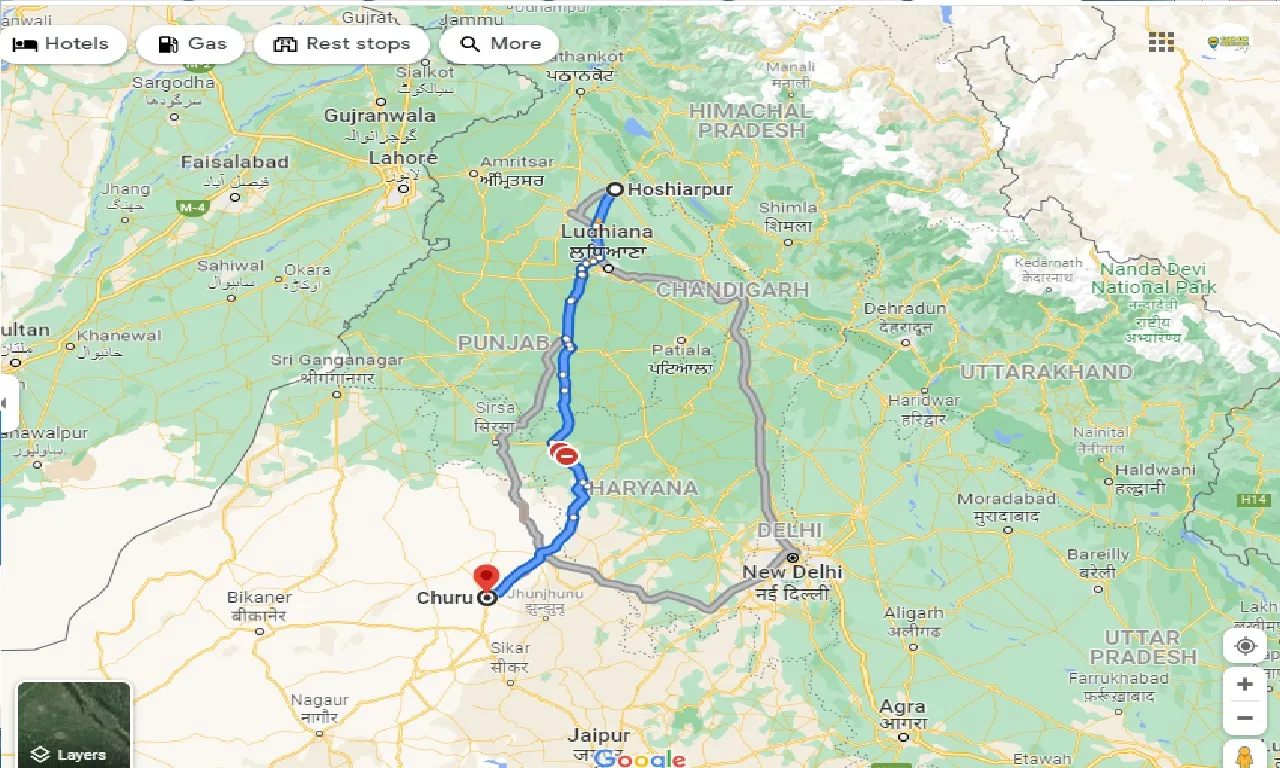 hoshiarpur-to-churu-taxi