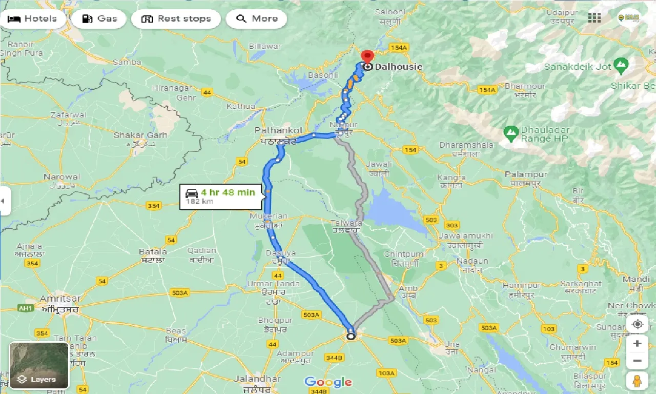 hoshiarpur-to-dalhousie-one-way