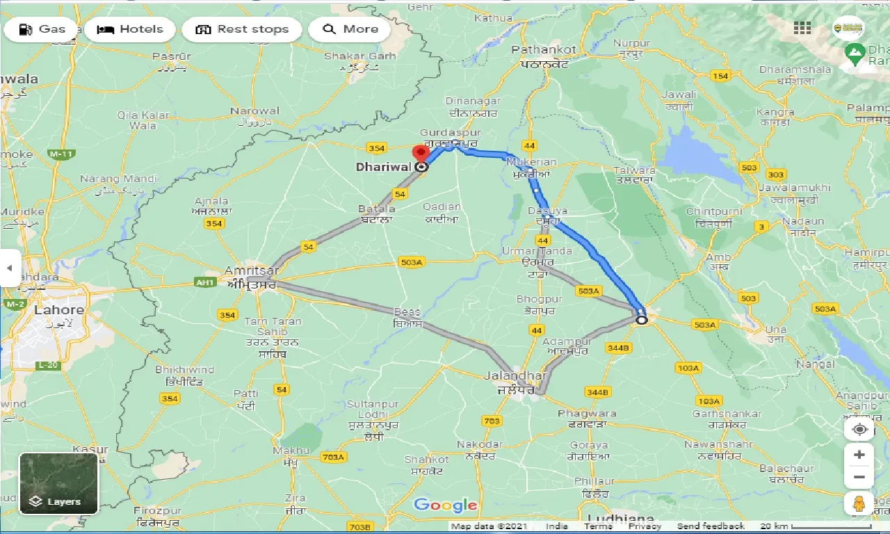 hoshiarpur-to-dhariwal-taxi