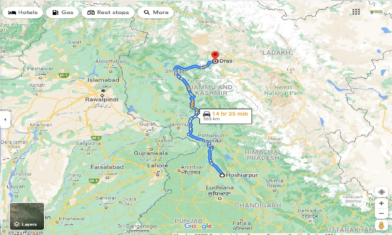hoshiarpur-to-dras-taxi