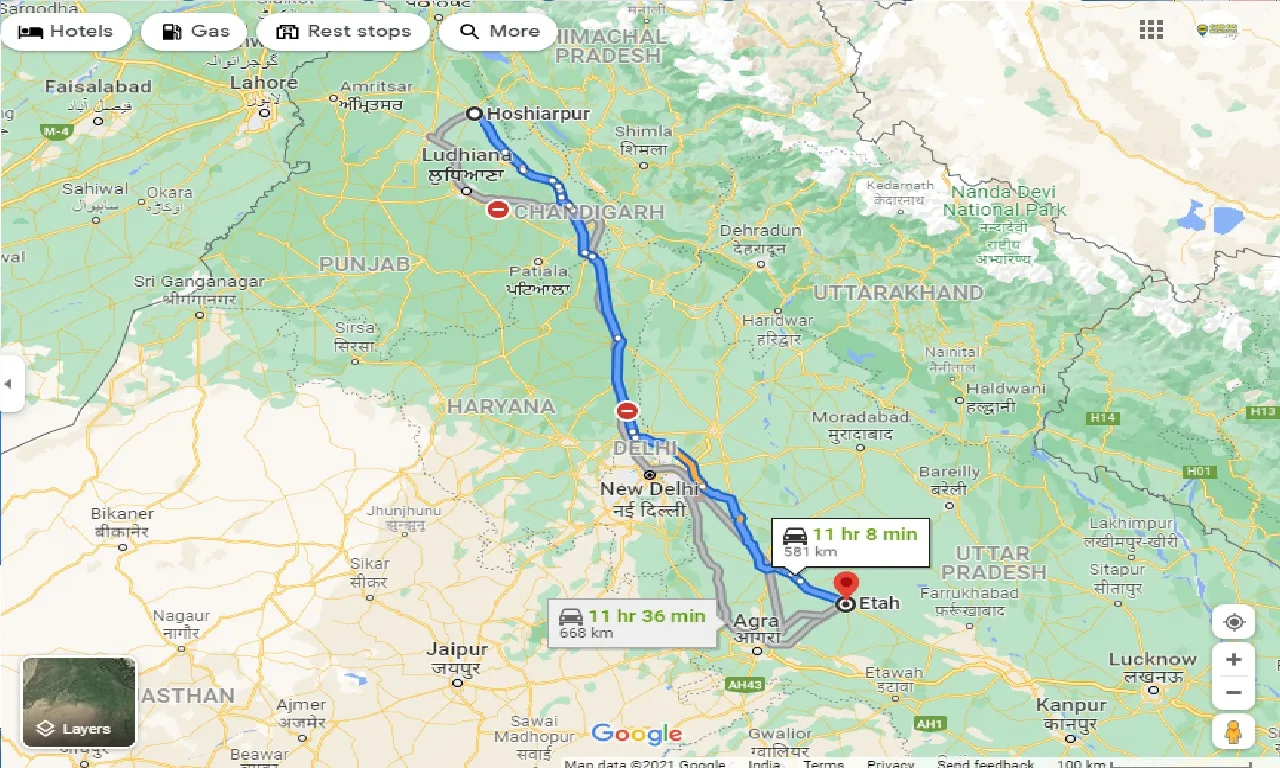 hoshiarpur-to-etah-taxi