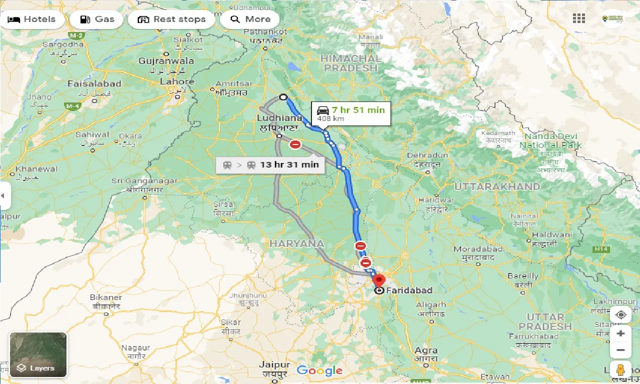 hoshiarpur-to-faridabad-one-way