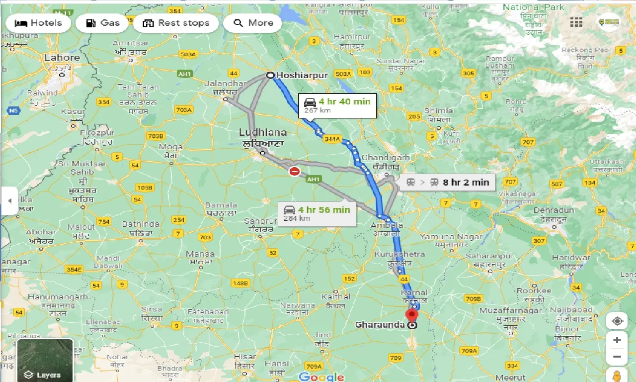 hoshiarpur-to-gharaunda-taxi