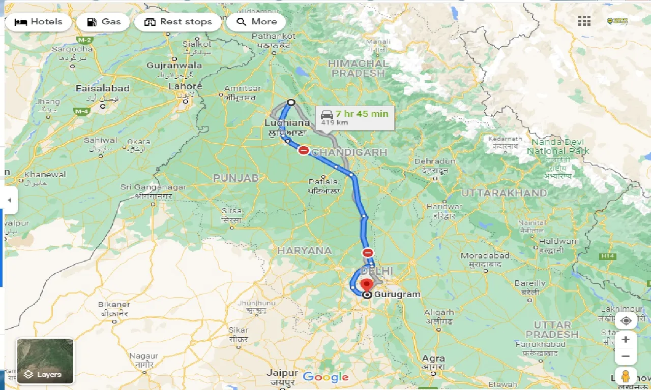 hoshiarpur-to-gurugram-taxi