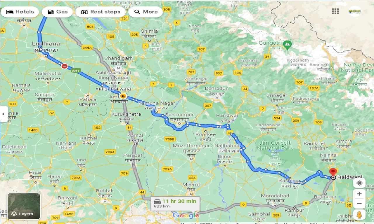 hoshiarpur-to-haldwani-taxi