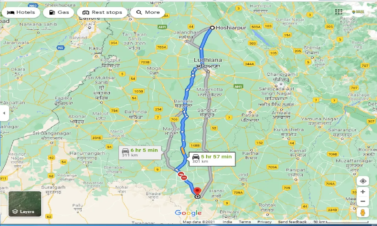 hoshiarpur-to-hisar-taxi
