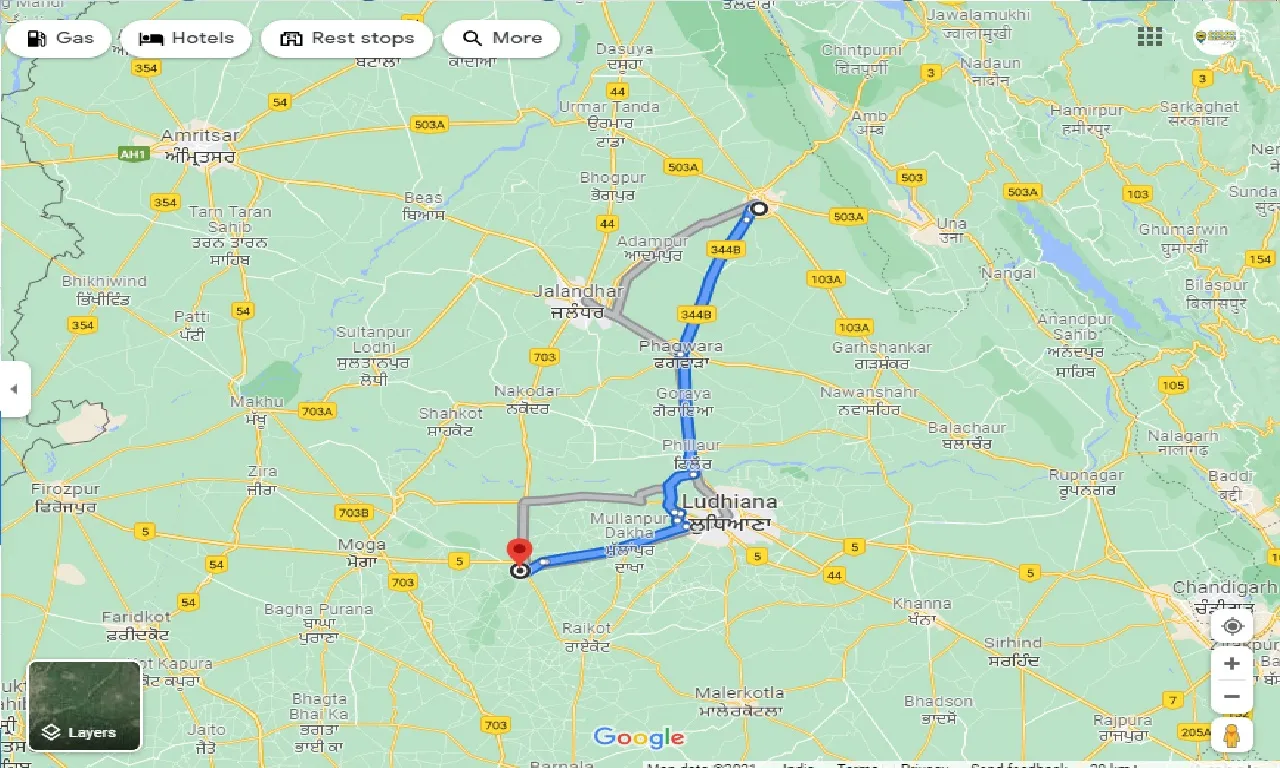 hoshiarpur-to-jagraon-taxi