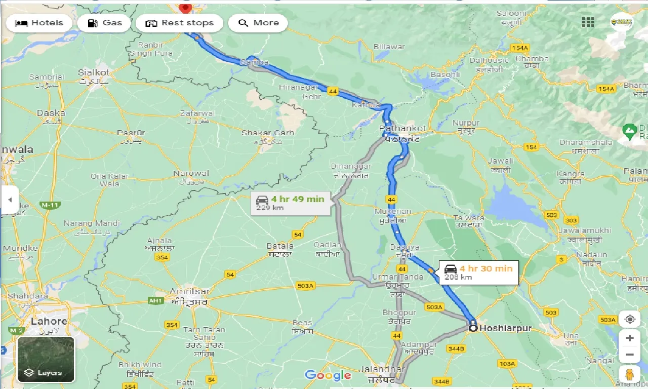 hoshiarpur-to-jammu-taxi