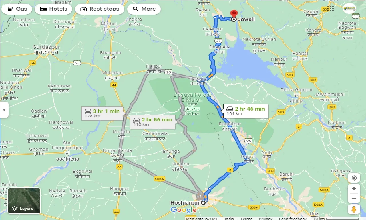hoshiarpur-to-jawali-taxi