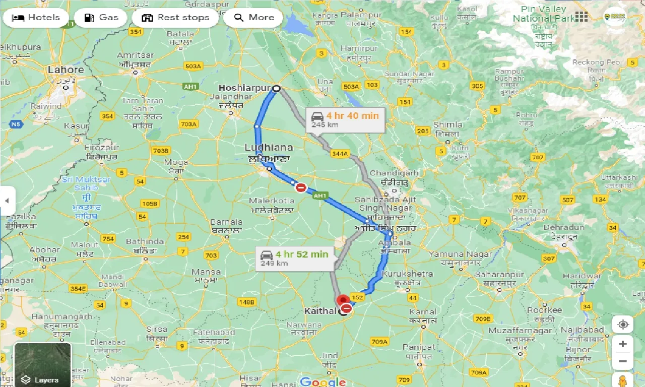 hoshiarpur-to-kaithal-taxi