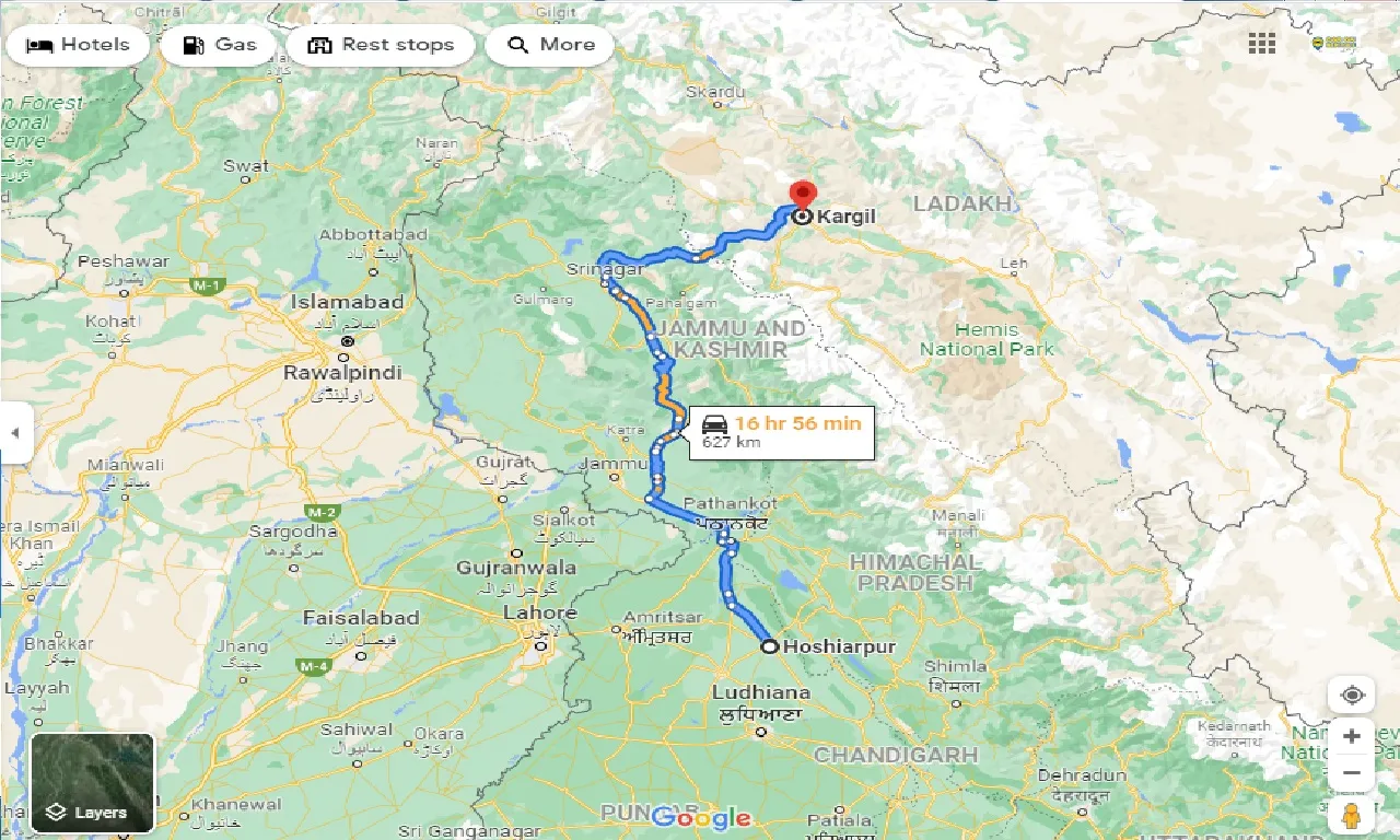 hoshiarpur-to-kargil-taxi
