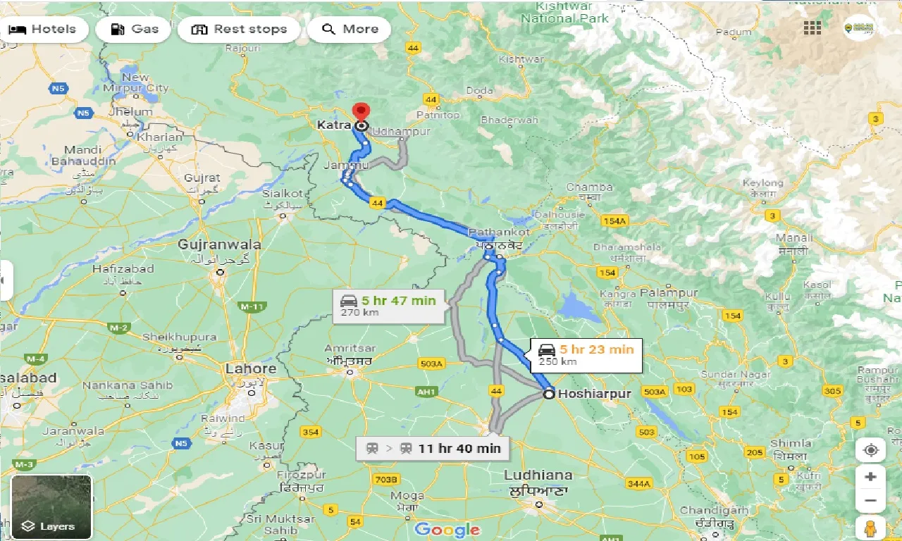 hoshiarpur-to-katra-taxi