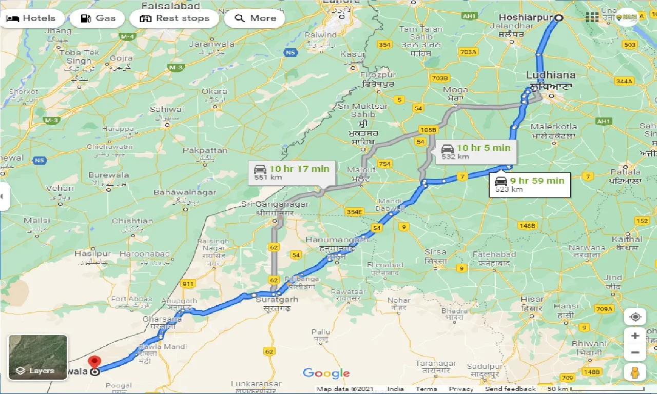 hoshiarpur-to-khajuwala-taxi