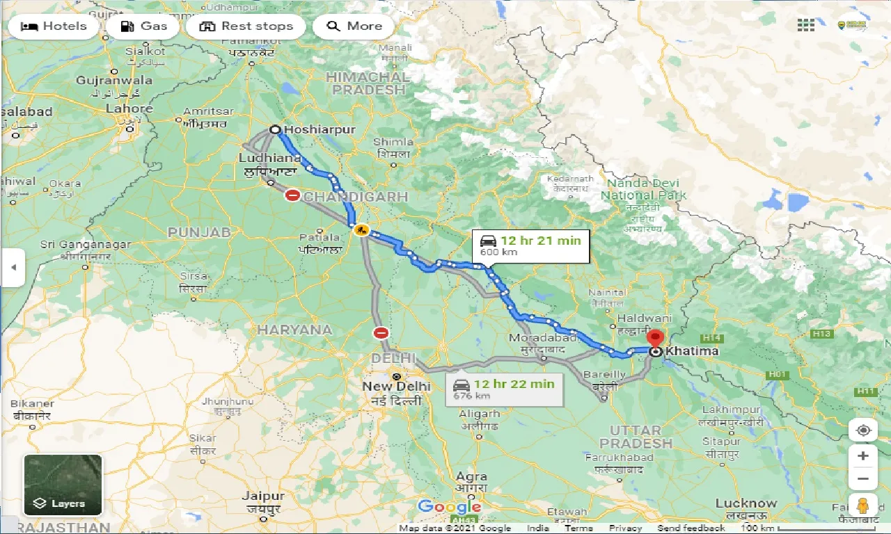 hoshiarpur-to-khatima-taxi