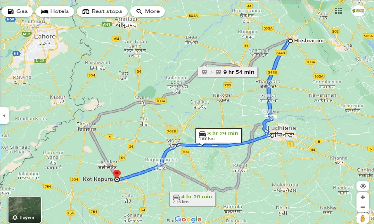 hoshiarpur-to-kot-kapura-one-way