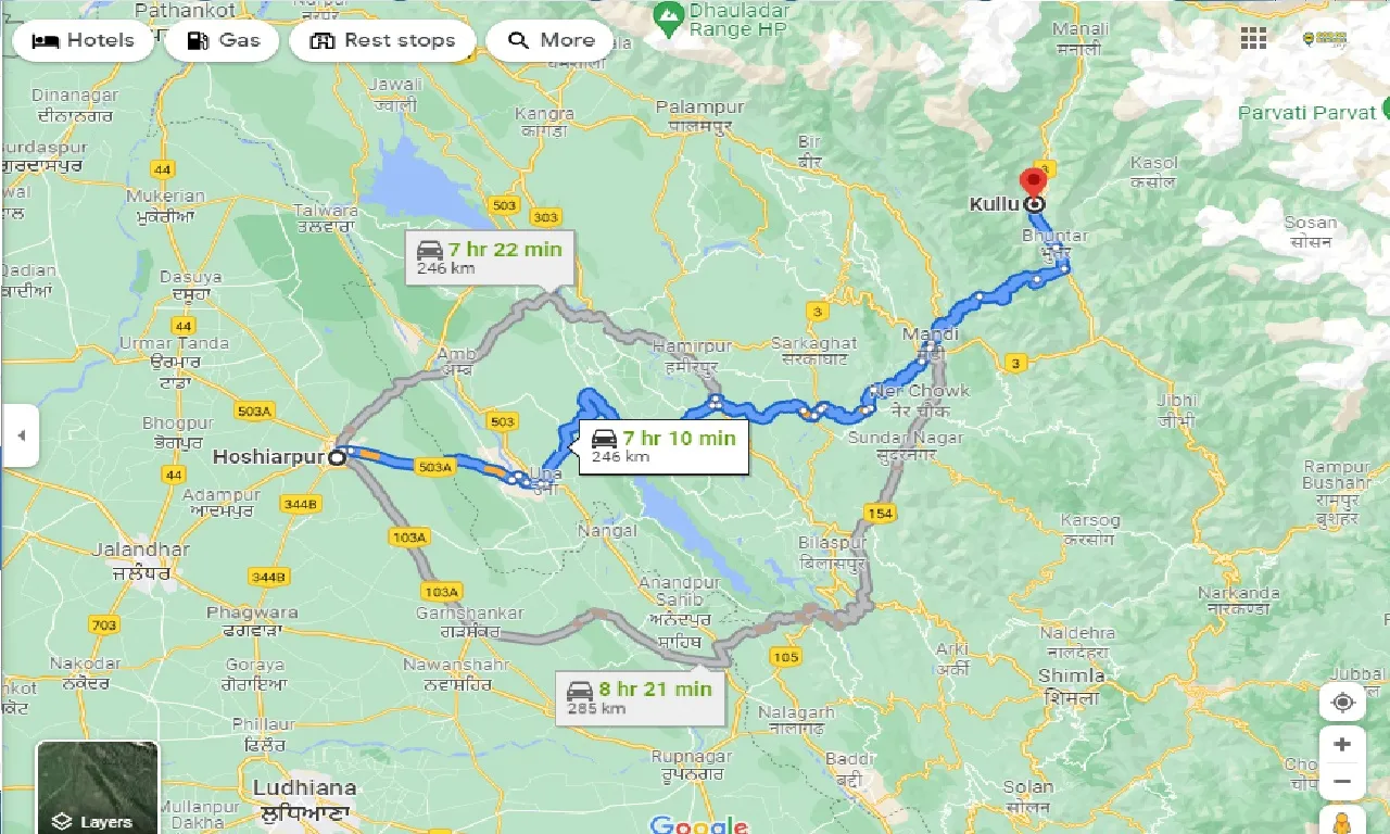 hoshiarpur-to-kullu-taxi