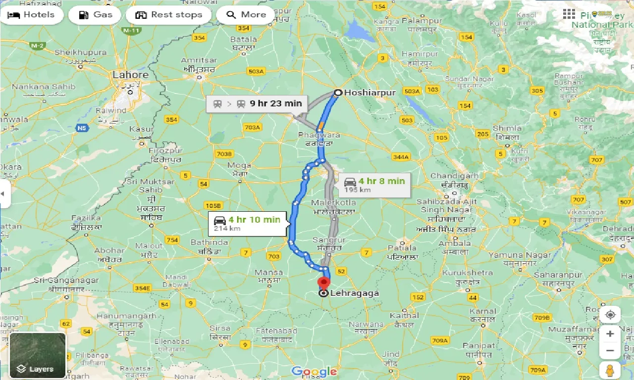 hoshiarpur-to-lehragaga-one-way