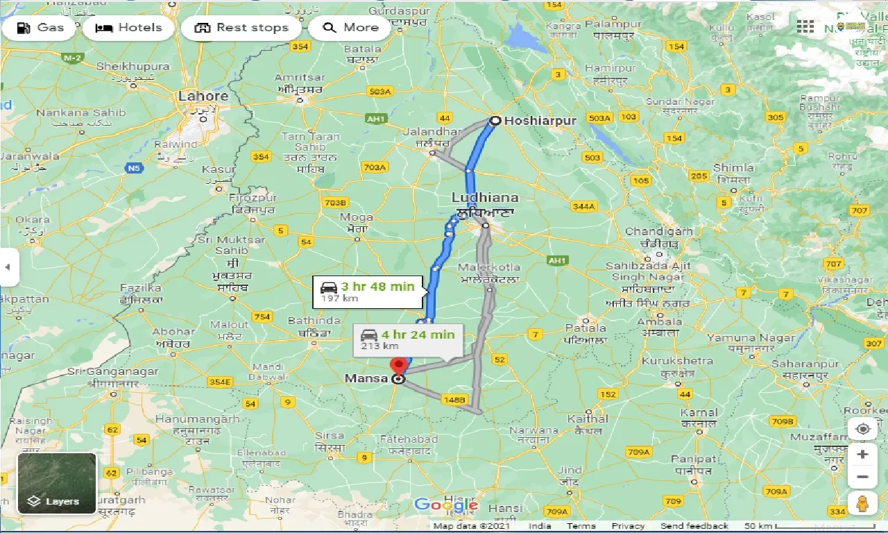 hoshiarpur-to-mansa-taxi