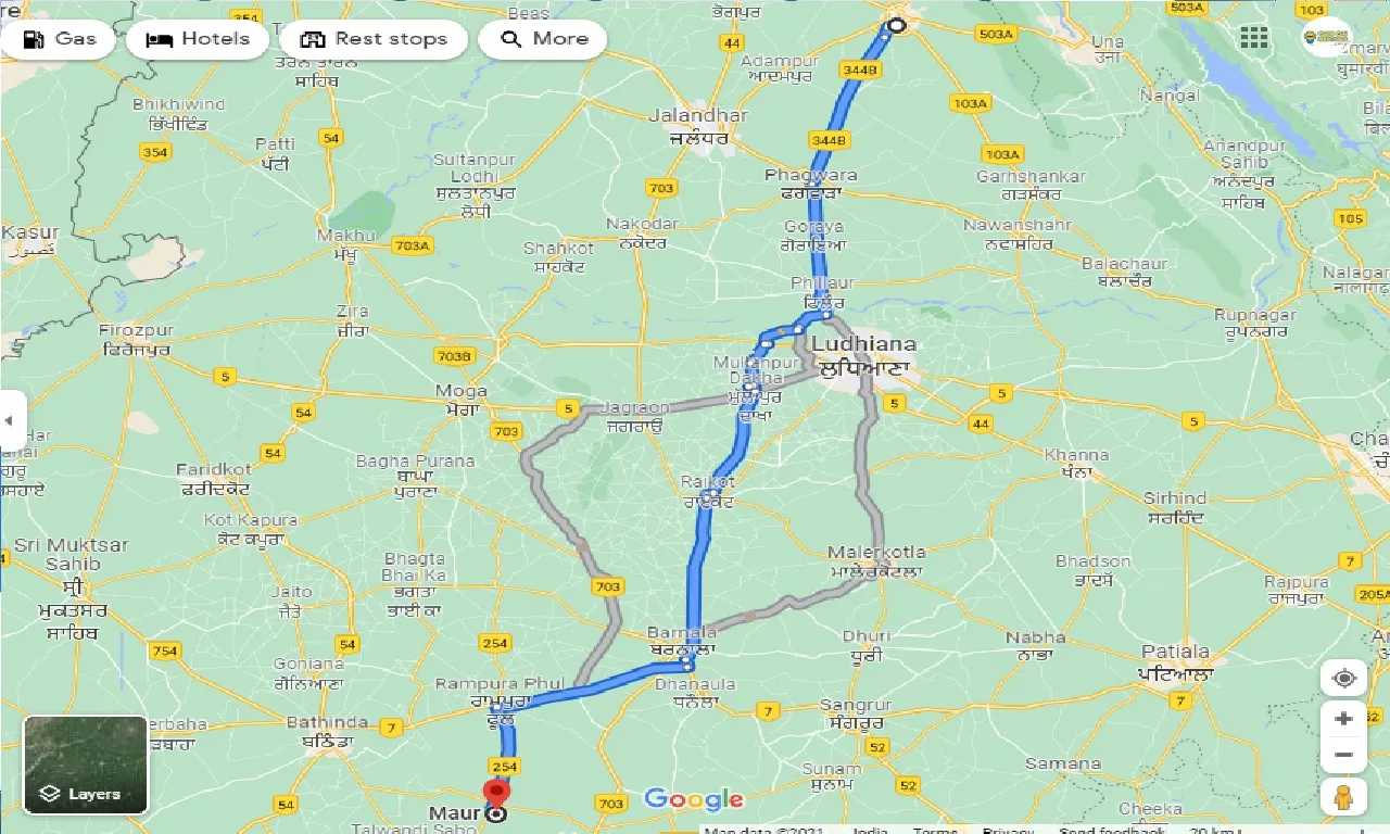 hoshiarpur-to-maur-taxi