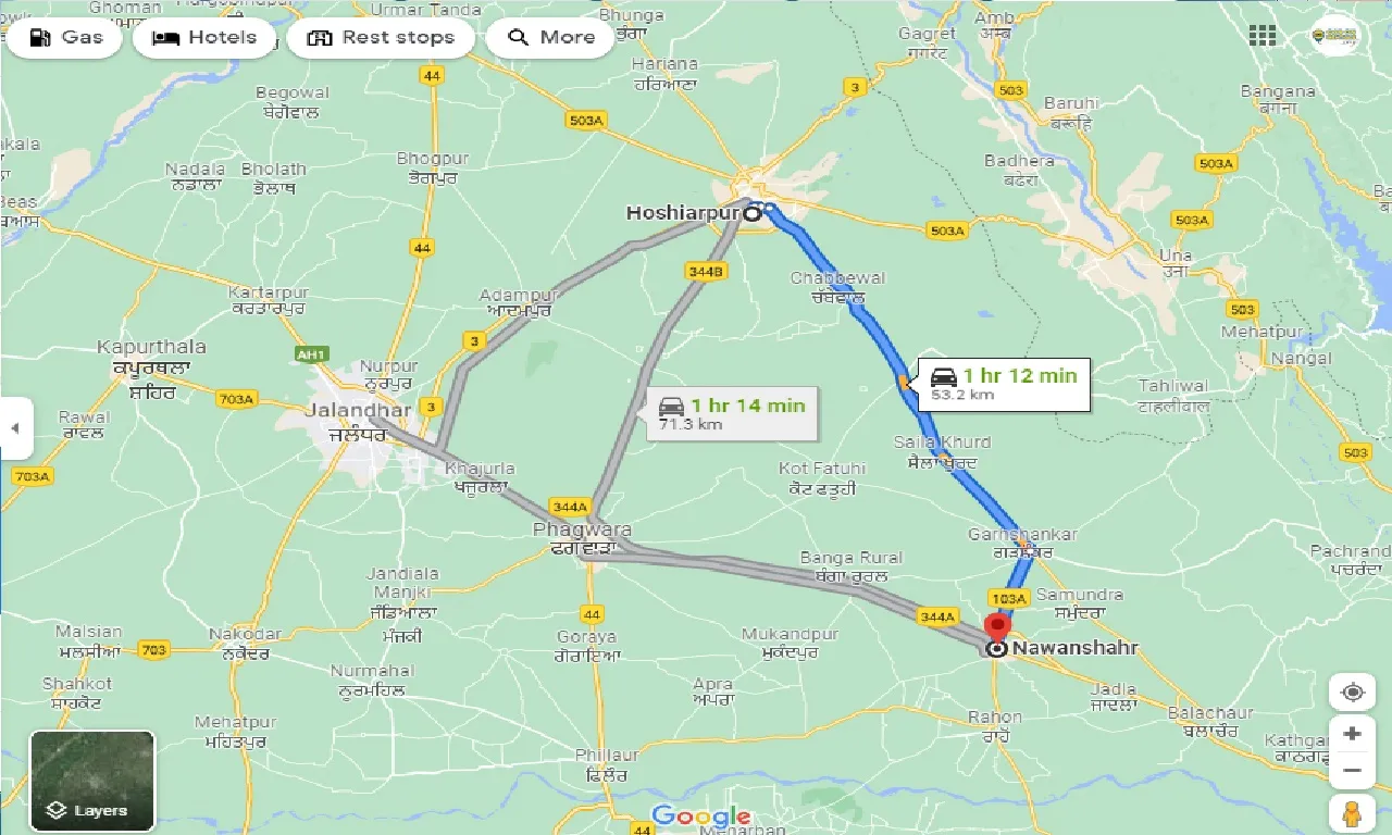 hoshiarpur-to-nawanshahr-taxi