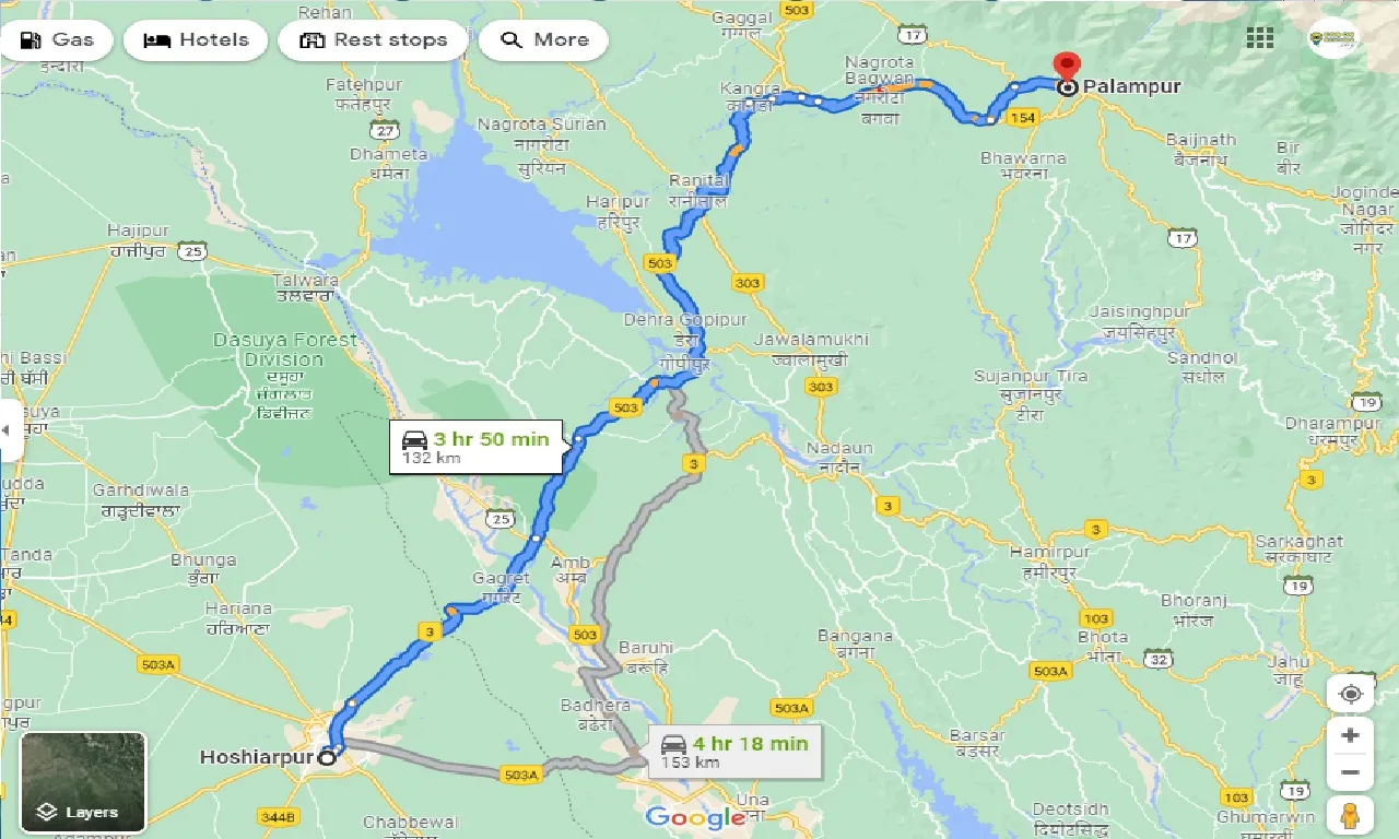 hoshiarpur-to-palampur-taxi