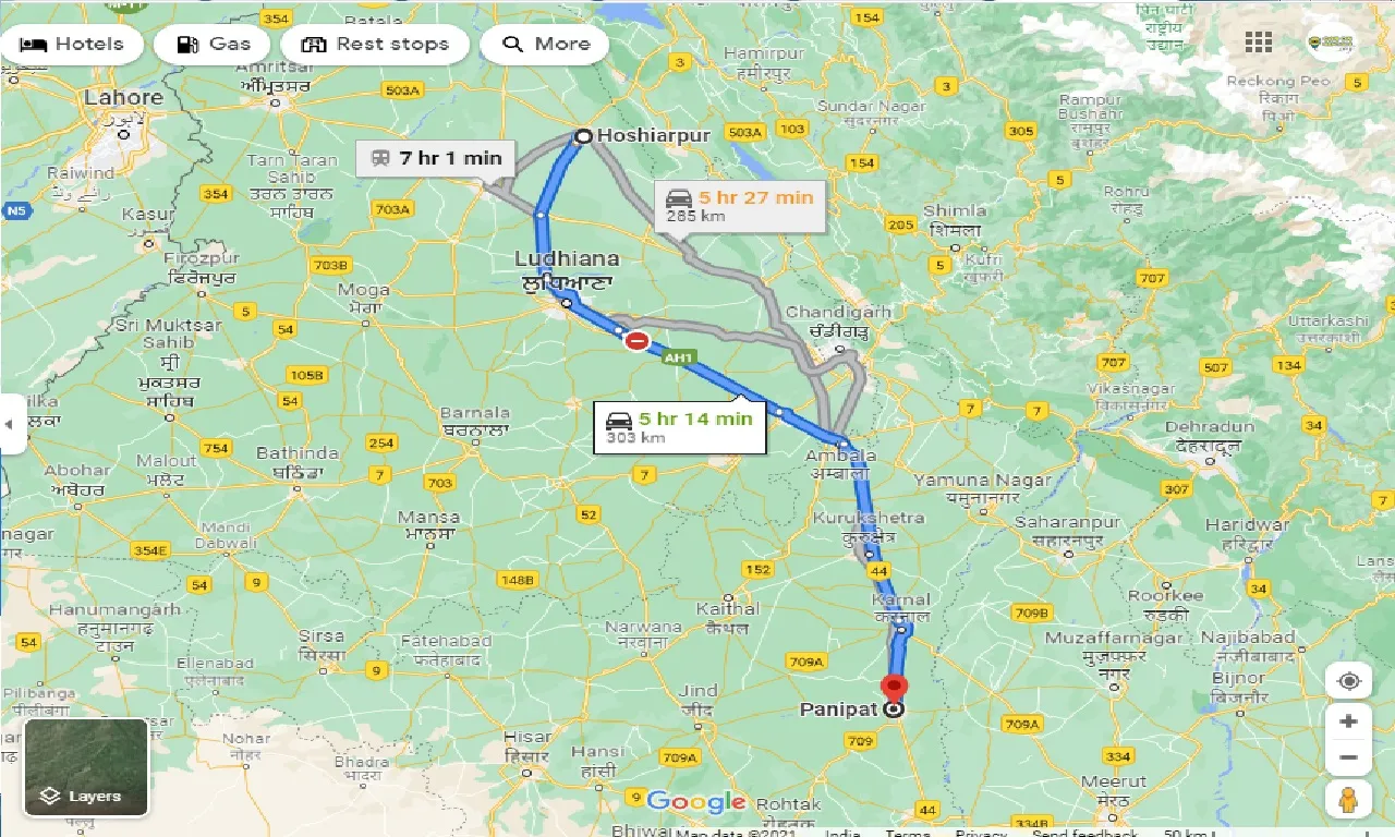 hoshiarpur-to-panipat-taxi