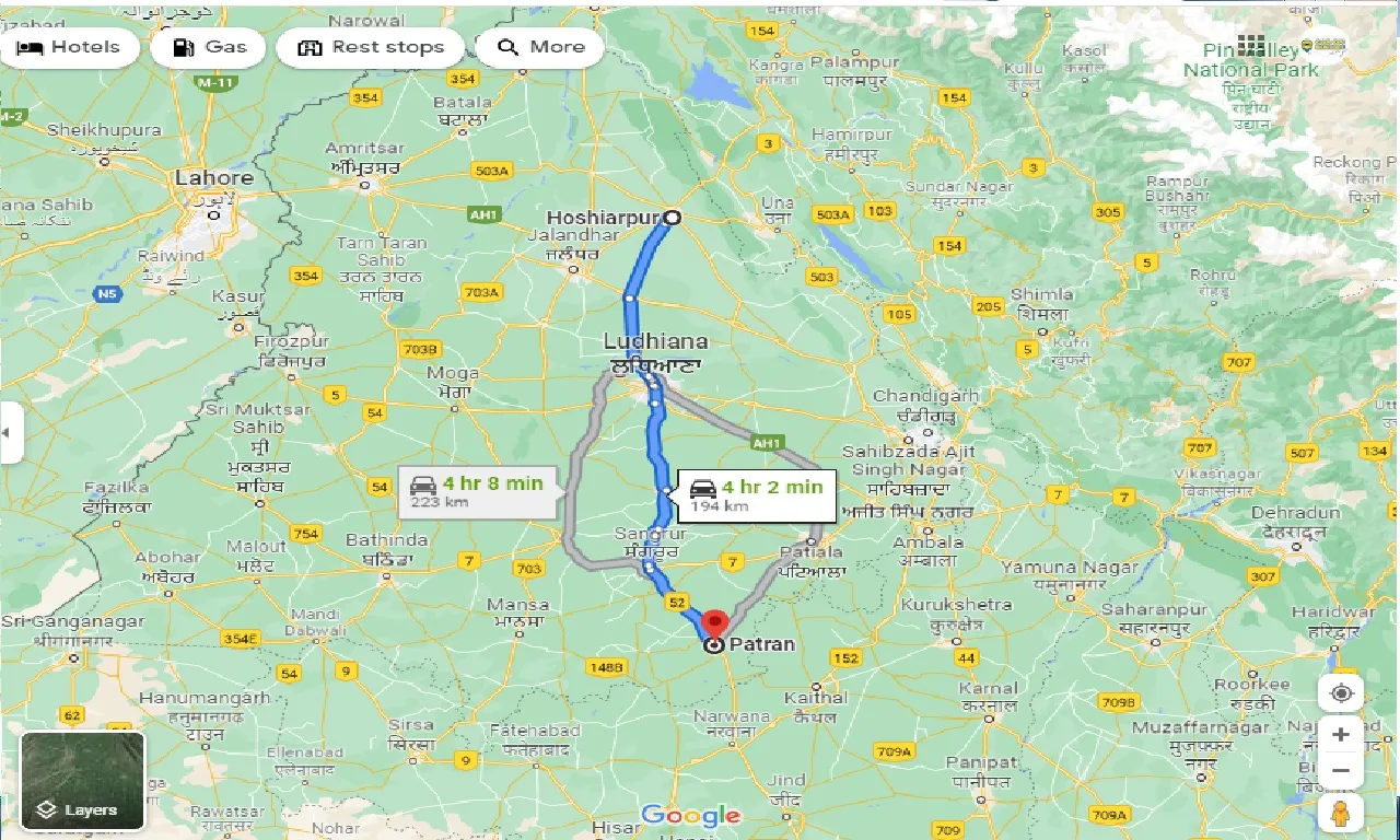 hoshiarpur-to-patran-one-way