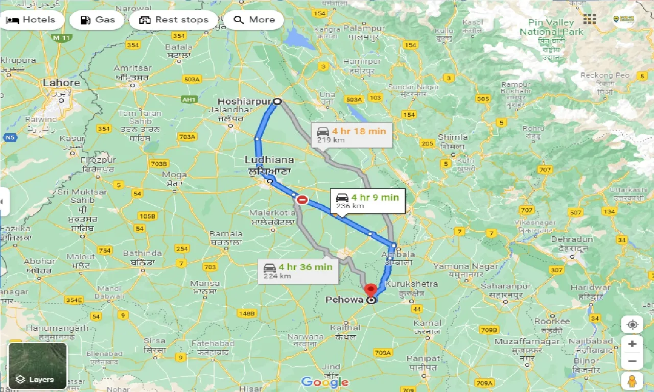 hoshiarpur-to-pehowa-taxi