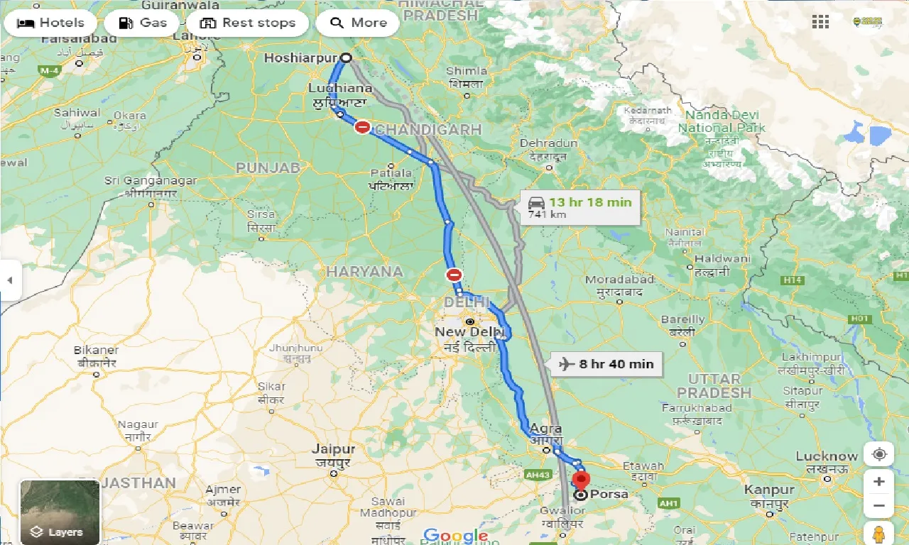 hoshiarpur-to-porsa-taxi