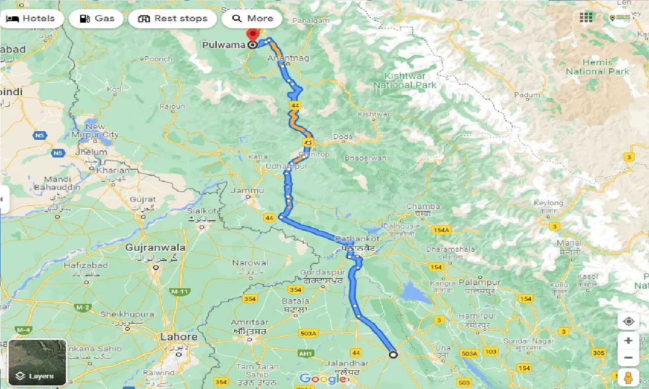 hoshiarpur-to-pulwama-one-way