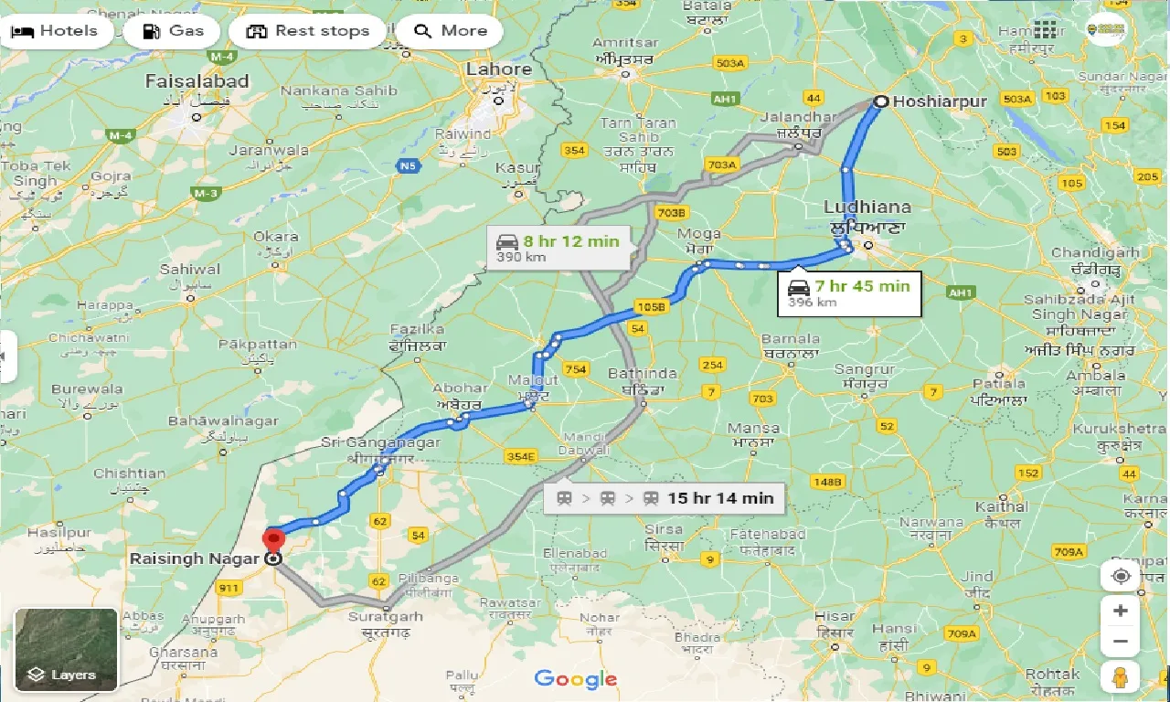 hoshiarpur-to-raisingh-nagar-taxi