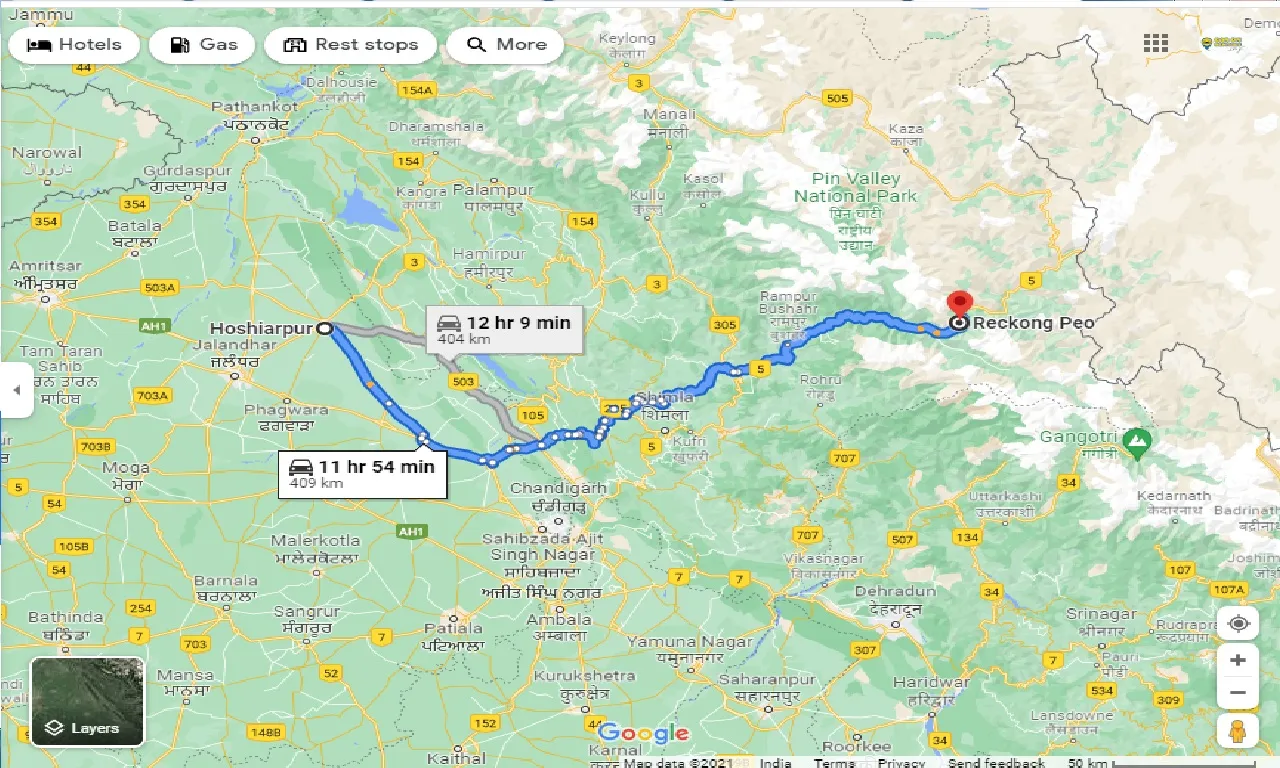 hoshiarpur-to-reckong-peo-taxi