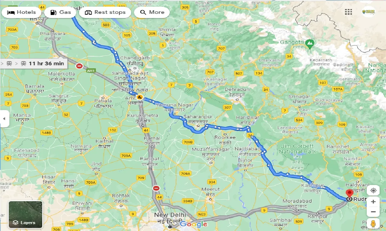 hoshiarpur-to-rudrapur-one-way