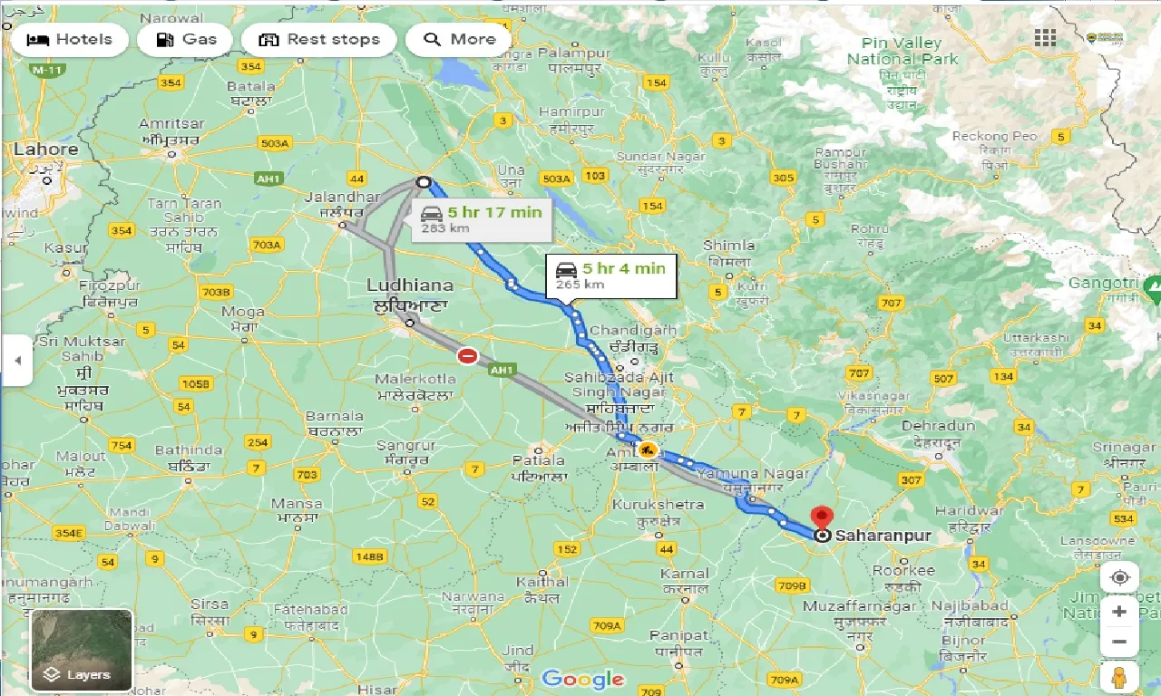hoshiarpur-to-saharanpur-one-way