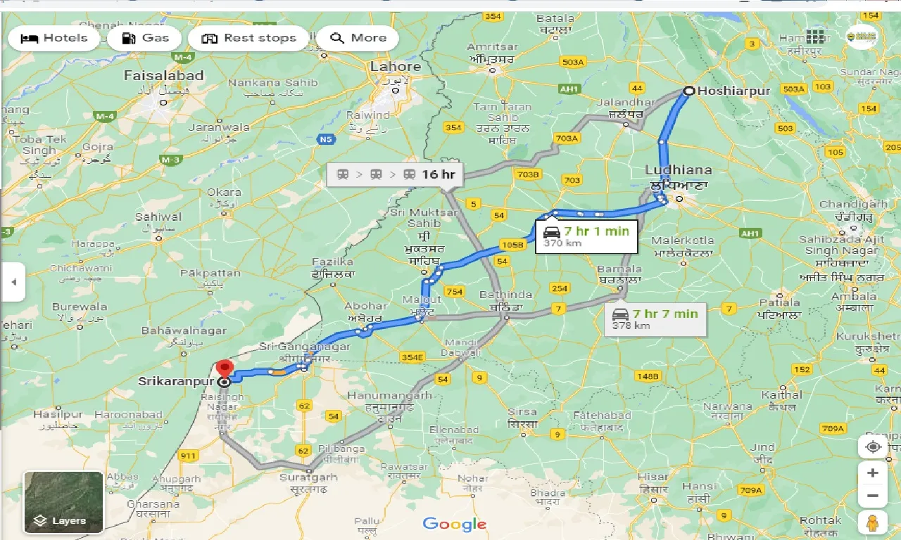 hoshiarpur-to-srikaranpur-taxi
