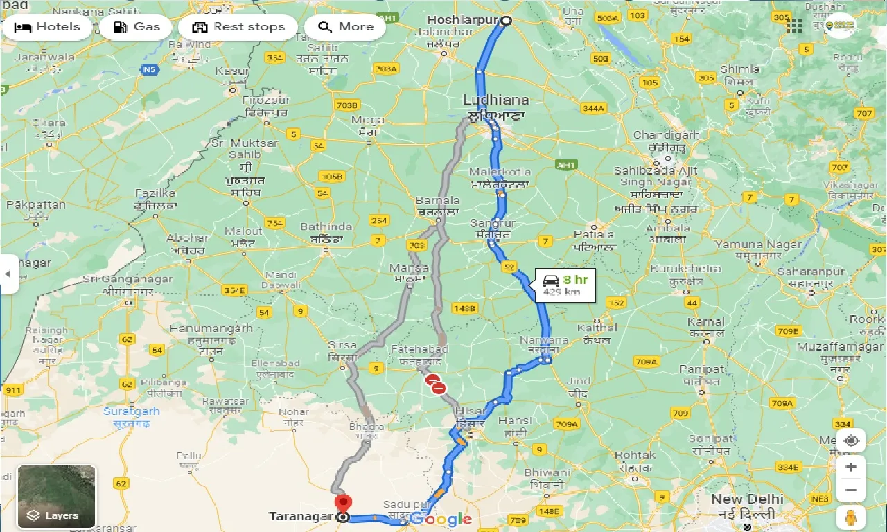 hoshiarpur-to-taranagar-taxi