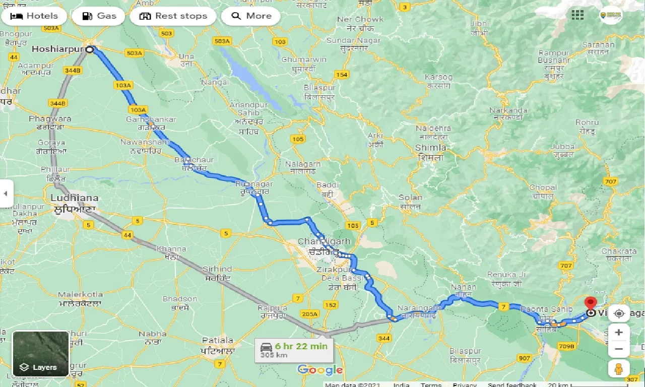 hoshiarpur-to-vikasnagar-one-way