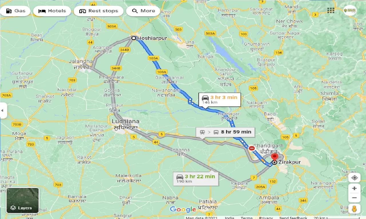 hoshiarpur-to-zirakpur-taxi