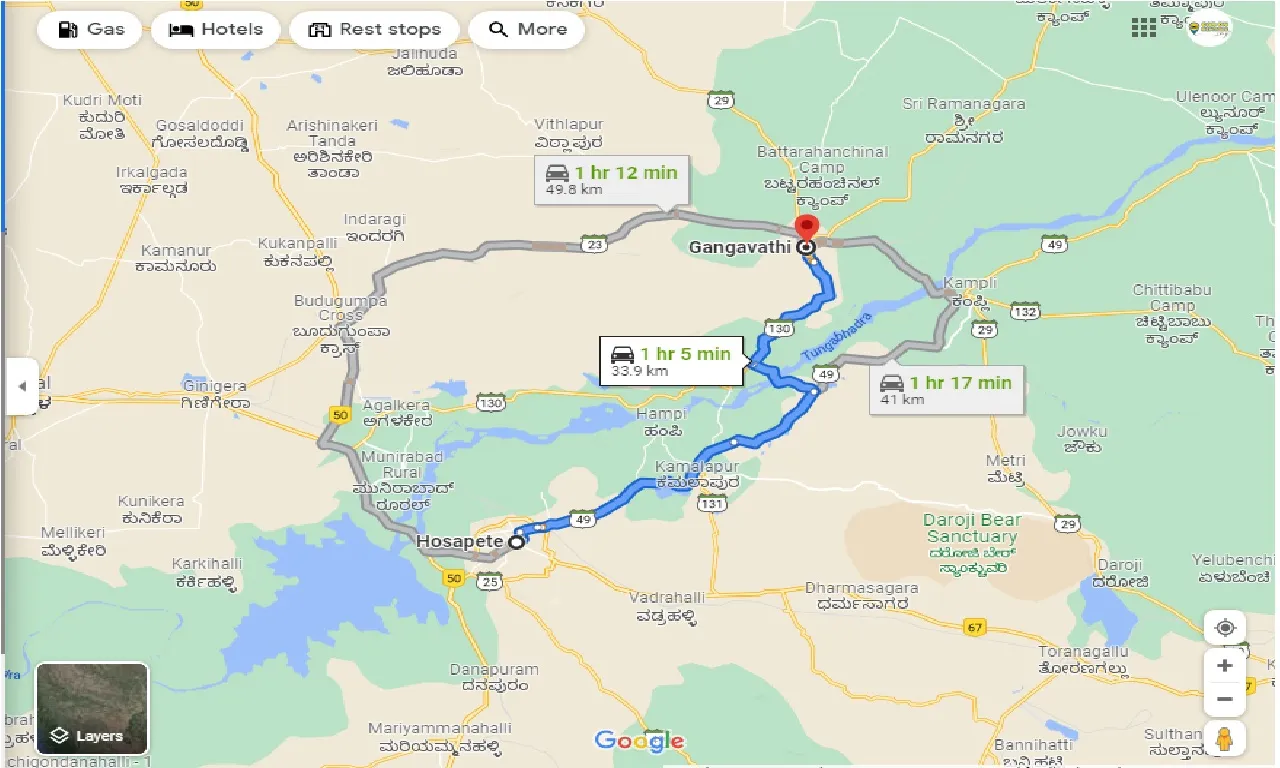 hospet-to-gangavathi-one-way