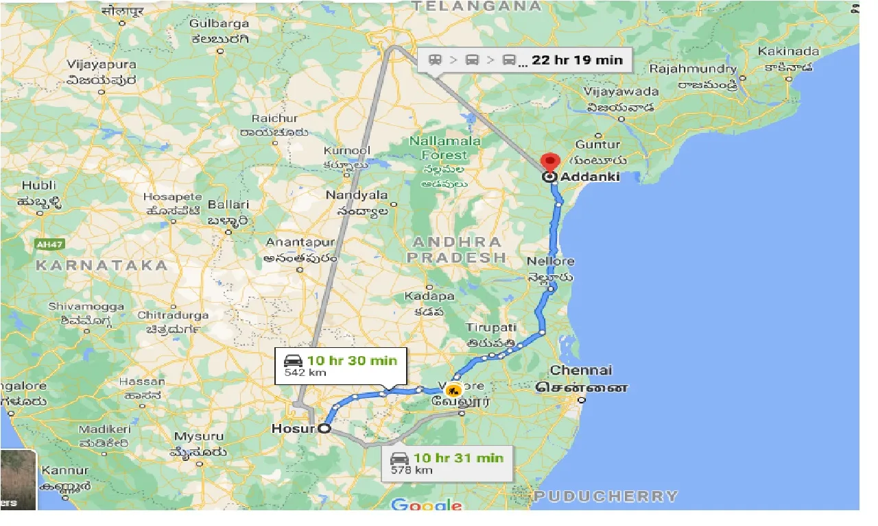 hosur-to-addanki-one-way