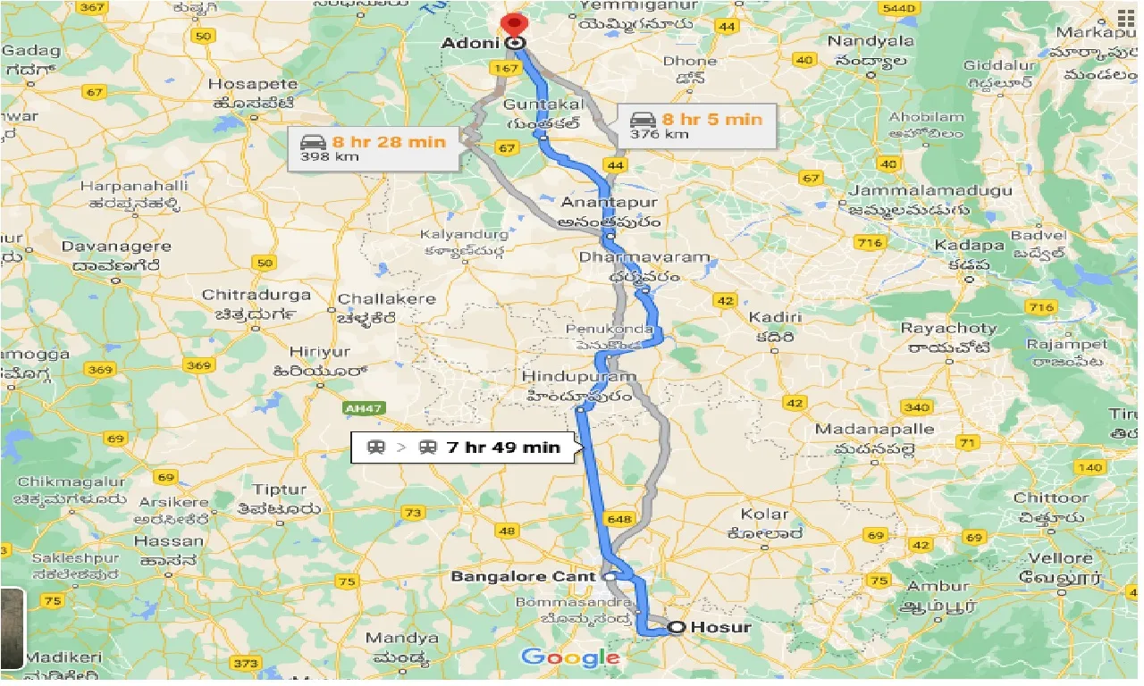 hosur-to-adoni-taxi