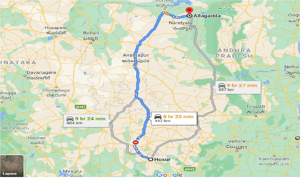 hosur-to-allagadda-one-way