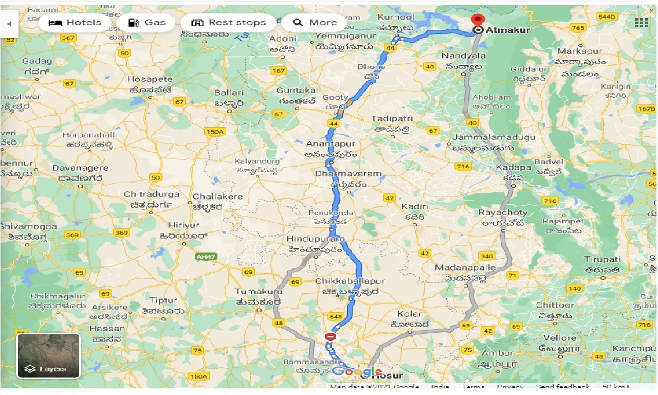 hosur-to-atmakur-taxi