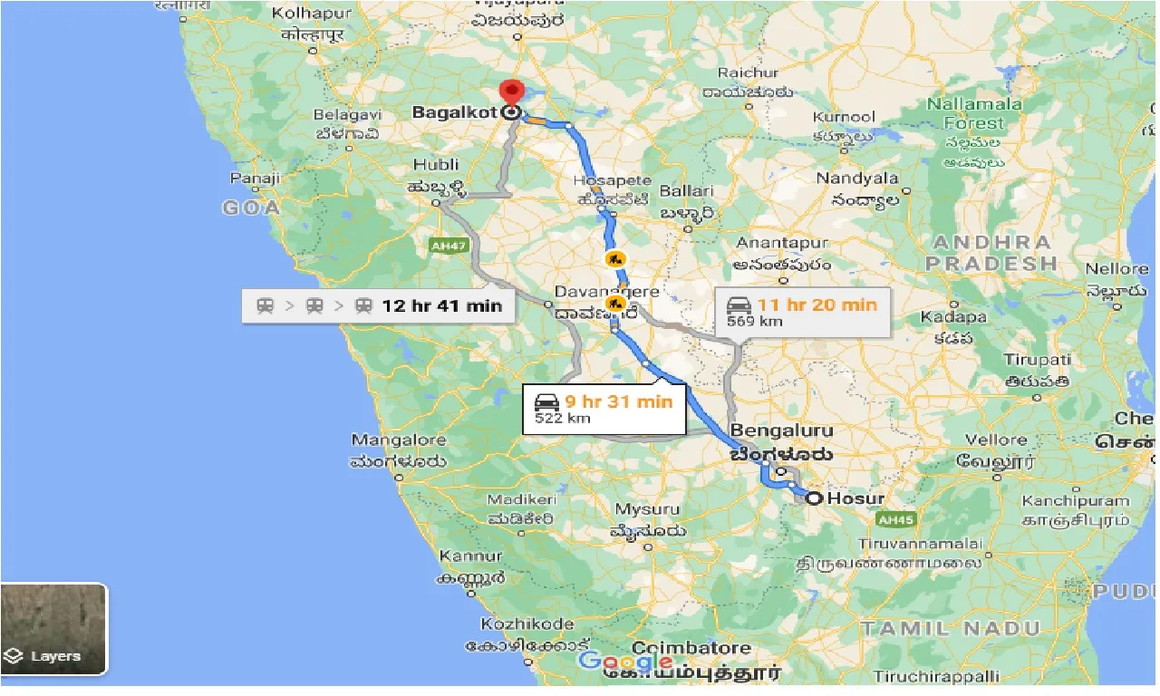 hosur-to-bagalkot-taxi