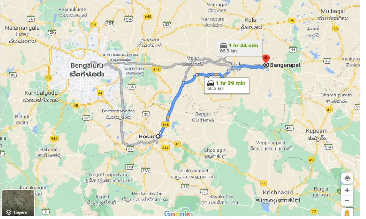 hosur-to-bangarapet-taxi