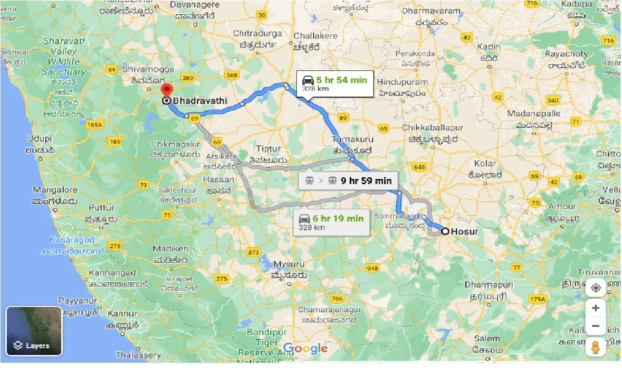hosur-to-bhadravati-taxi