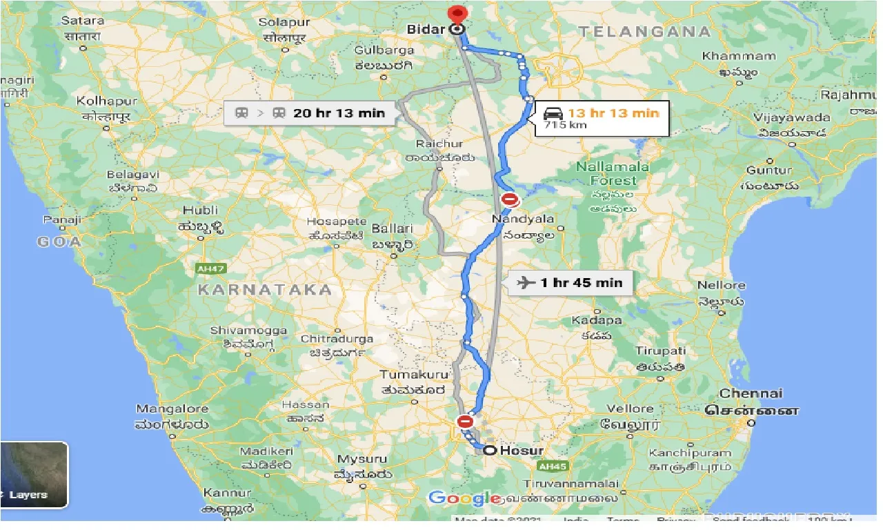 hosur-to-bidar-taxi