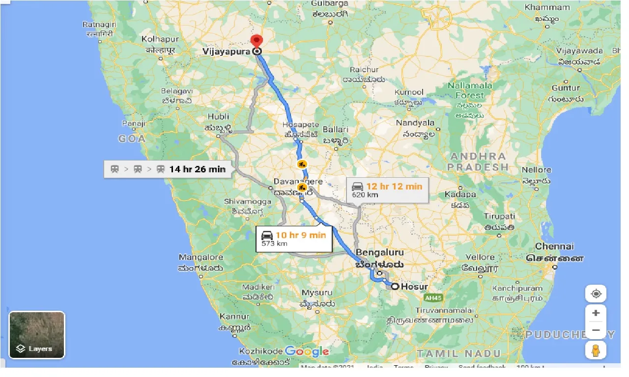 hosur-to-bijapur-taxi
