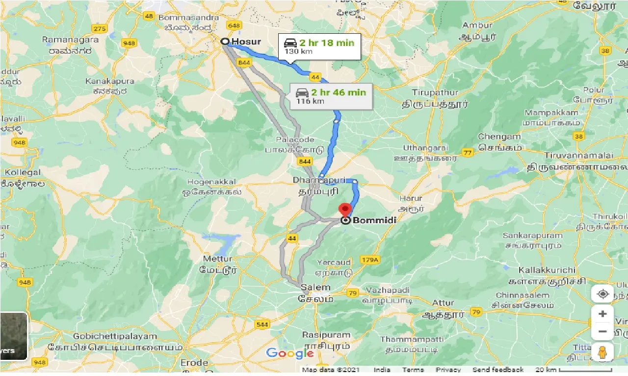 hosur-to-bommid-taxi
